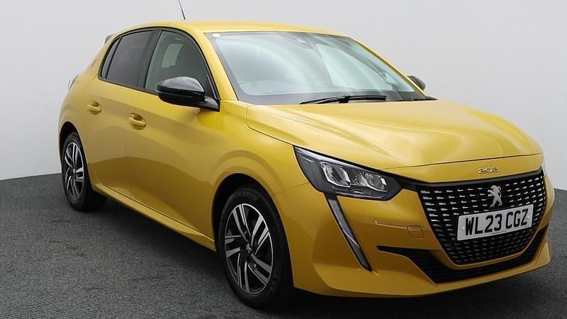 Yellow Used 2023 Peugeot 208 Allure+ Hatchback | £15,999 (Fair price) - Image 1/4