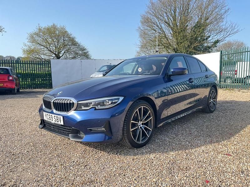Used BMW 320 Sport Line 190 HP (139 kW) 2019 Blue Sedan