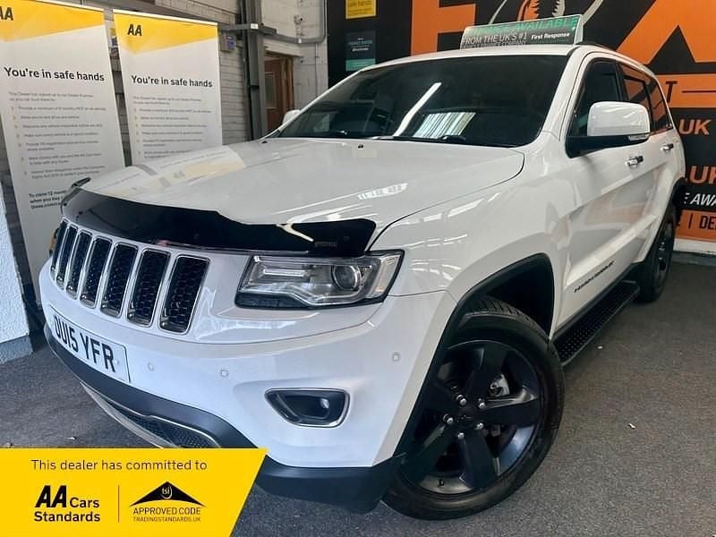 Used Jeep Grand Cherokee Limited 243 HP (178 kW) 2015 White SUV
