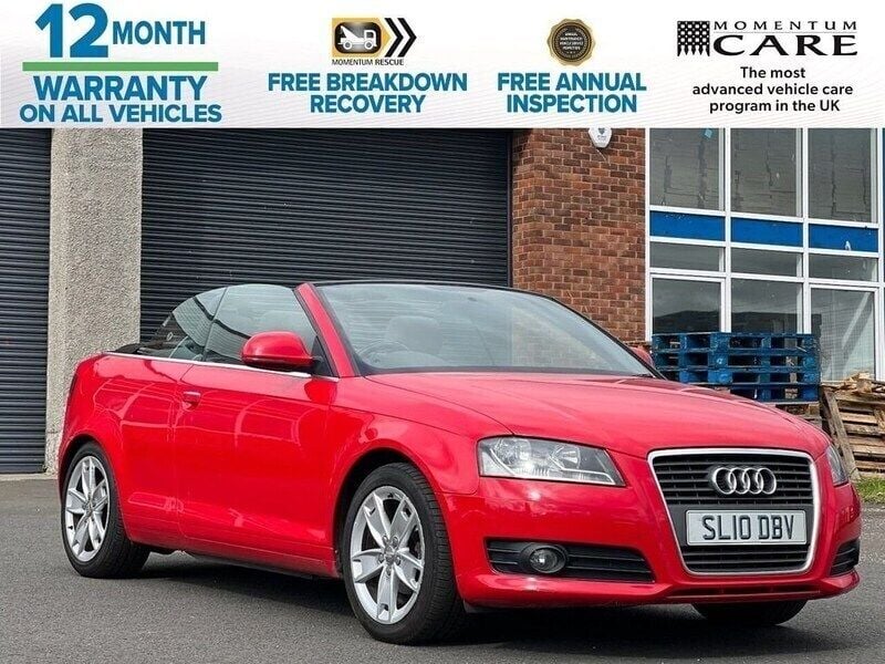 Red Used 2010 Audi A3 Cabriolet Sport Cabriolet | £4,995 - Image 1/4