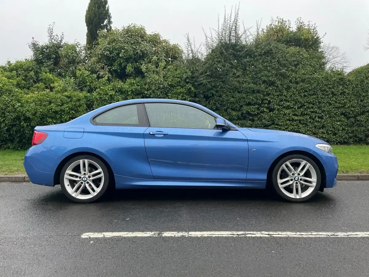 Used BMW 218 M Sport 136 HP (100 kW) 2015 Blue Coupe