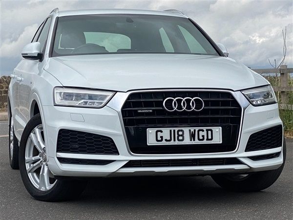 White Used 2018 Audi Q3 S-Line SUV | £15,690 (Super price) - Image 1/1