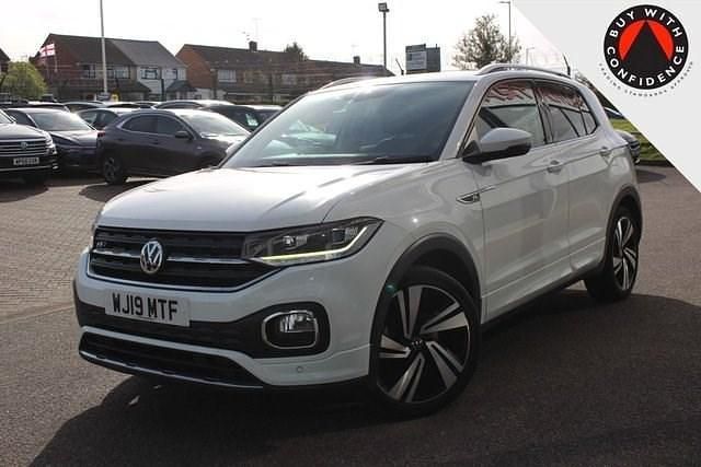Used VW T-Cross R-line 115 HP (84 kW) 2019 White SUV