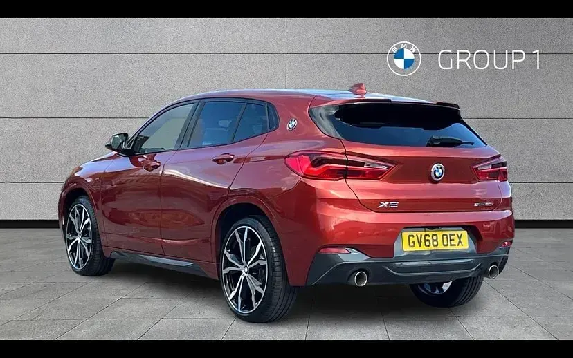 Used BMW X2 M Sport 189 HP (139 kW) 2018 Orange SUV