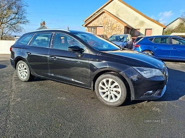 Used Seat Leon SE 110 HP (80 kW) 2015 Black Estate