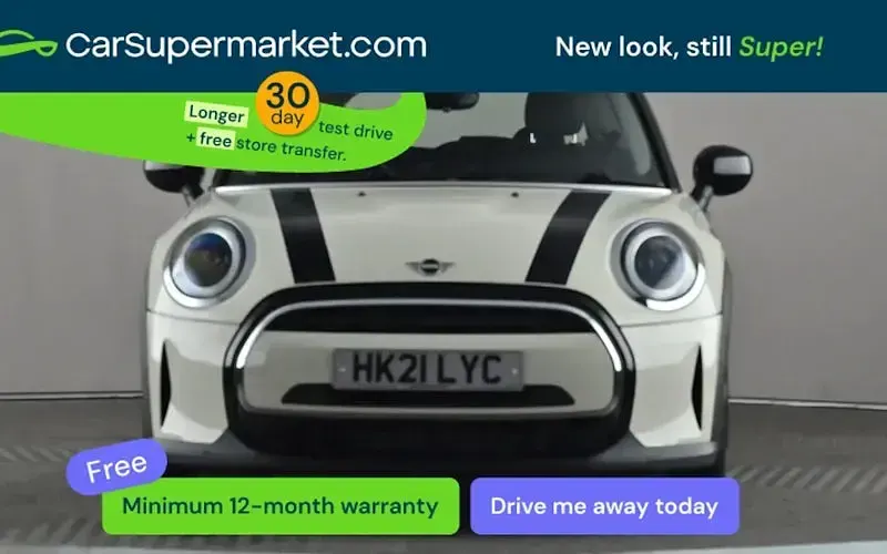 Begagnad Mini Cooper Comfort 136 HK (100 kW) 2021 Vit Halvkombi