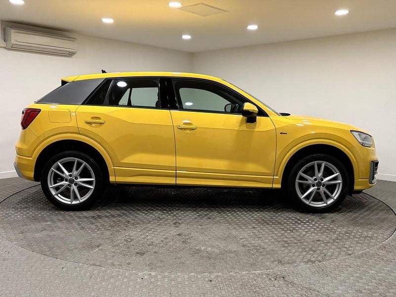 Used Audi Q2 S-Line 116 HP (85 kW) 2018 Yellow SUV