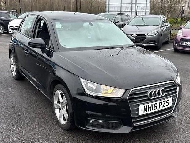 Used Audi A1 Sportback Sport 125 HP (91 kW) 2016 Black Hatchback