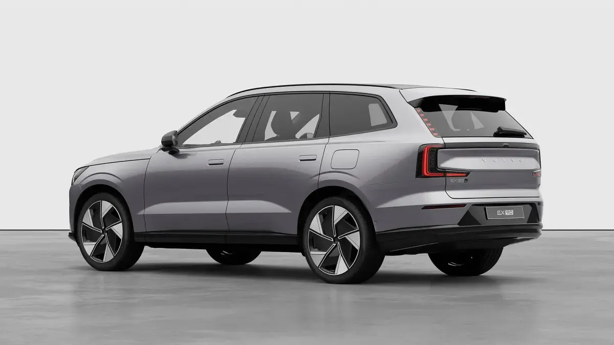 New Volvo EX90 Ultra 2026 Aurora silver SUV