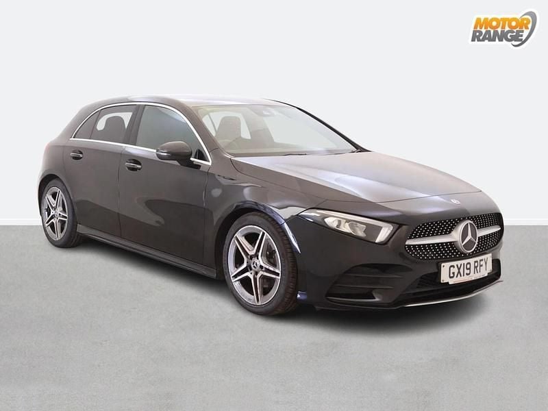 Black Used 2019 Mercedes A200 AMG line Hatchback | £13,895 (Good price) - Image 1/4