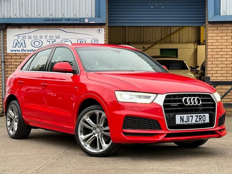 Red Used 2017 Audi Q3 S-Line SUV | £9,695 (Super price) - Image 1/4