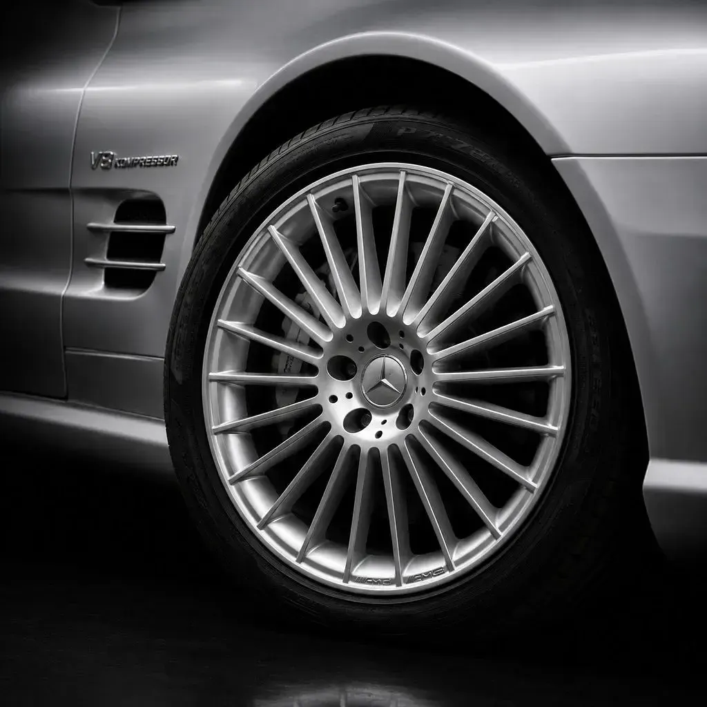 Used Mercedes SL55 AMG AMG 476 HP (350 kW) 2003 Silver Cabriolet