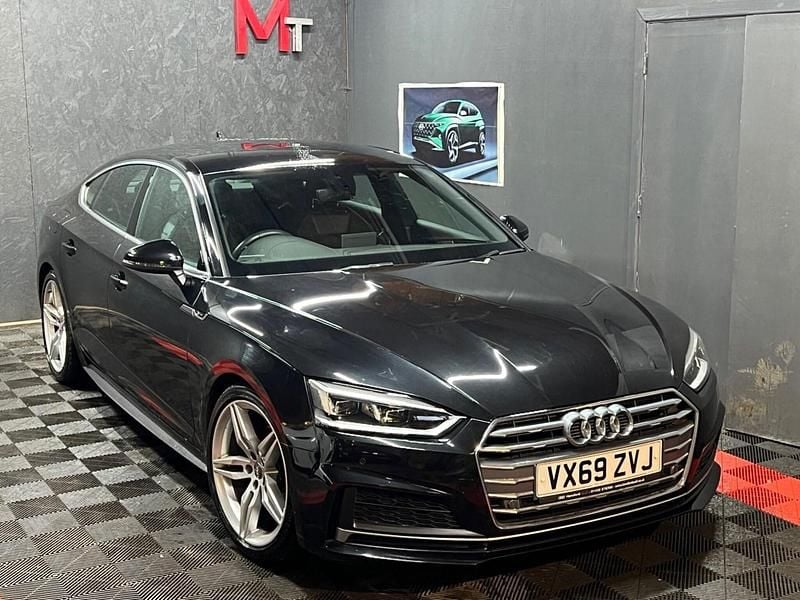 Used Audi A5 Sportback S-Line 150 HP (110 kW) 2019 Black Hatchback