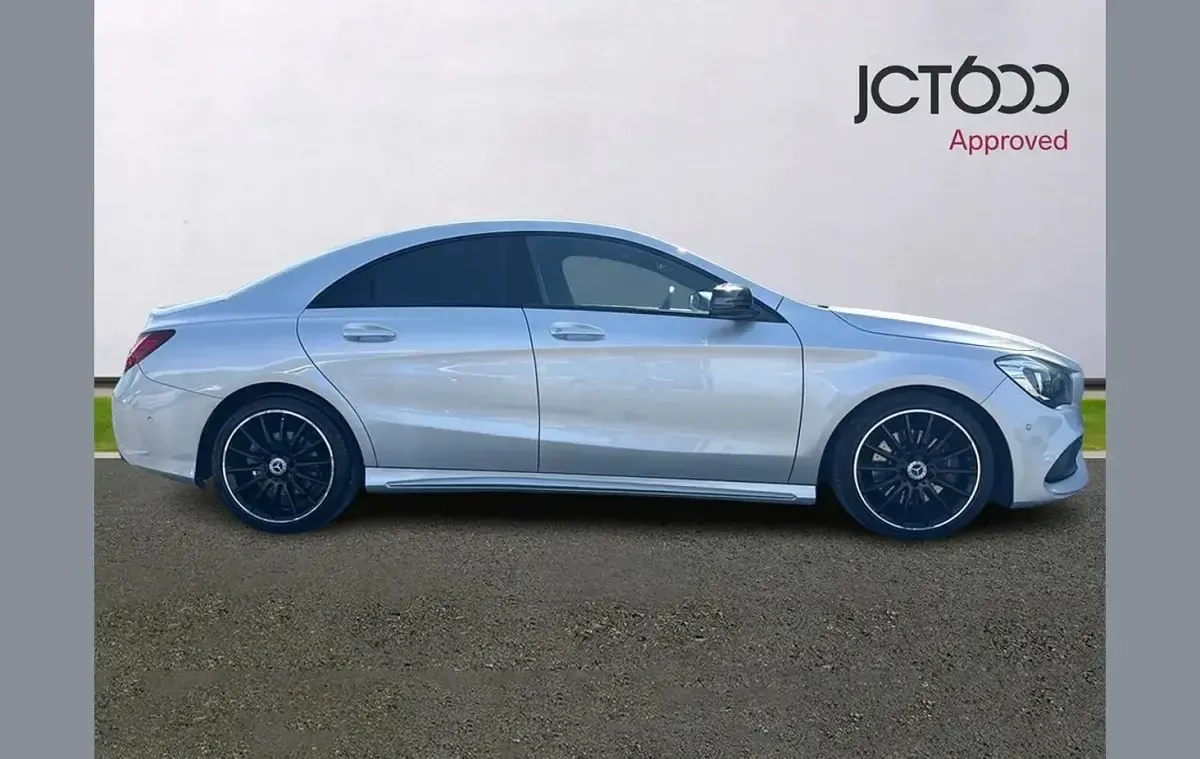 Used Mercedes CLA220 AMG line 168 HP (123 kW) 2019 Silver Coupe
