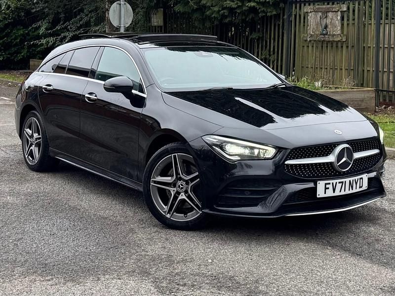 Used Mercedes CLA250e AMG Line Premium Plus 2021 Black Sedan