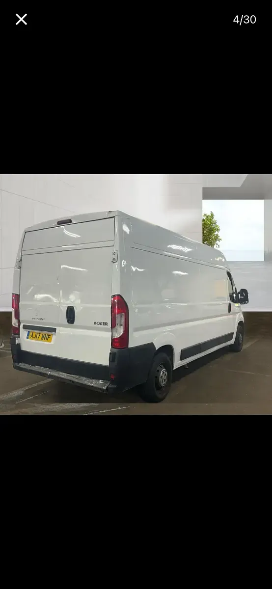 Used Peugeot Boxer 130 HP (95 kW) 2017 White Van
