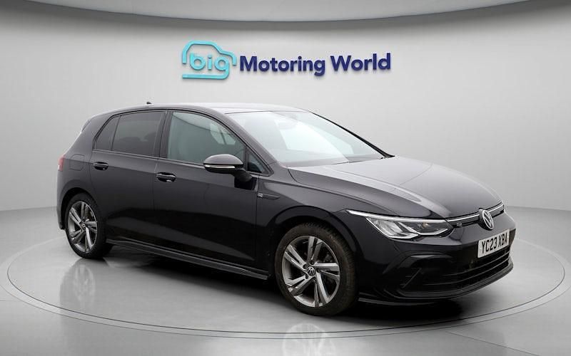 Used VW Golf VIII R-line 150 HP (110 kW) 2023 Black Hatchback