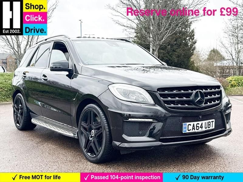 Used Mercedes ML63 AMG AMG 525 HP (386 kW) 2015 Black SUV