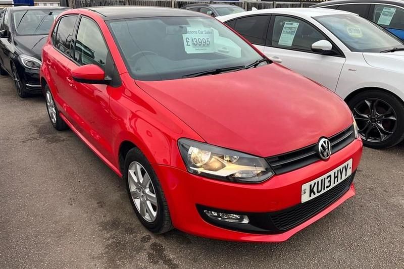 Used VW Polo Edition 60 HP (44 kW) 2013 Red Hatchback
