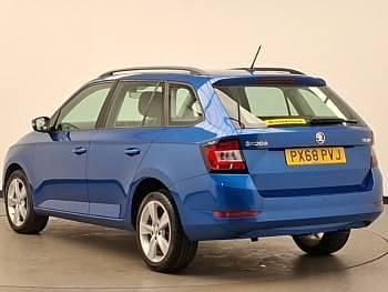 Used Skoda Fabia SE L 110 HP (80 kW) 2018 Blue Estate