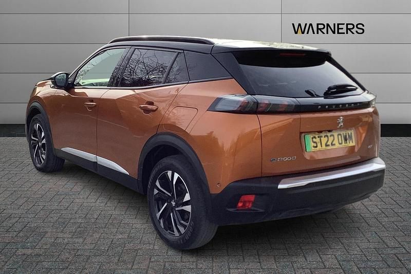 Used Peugeot e-2008 GT 98 kW (134 HP) 2022 Orange SUV