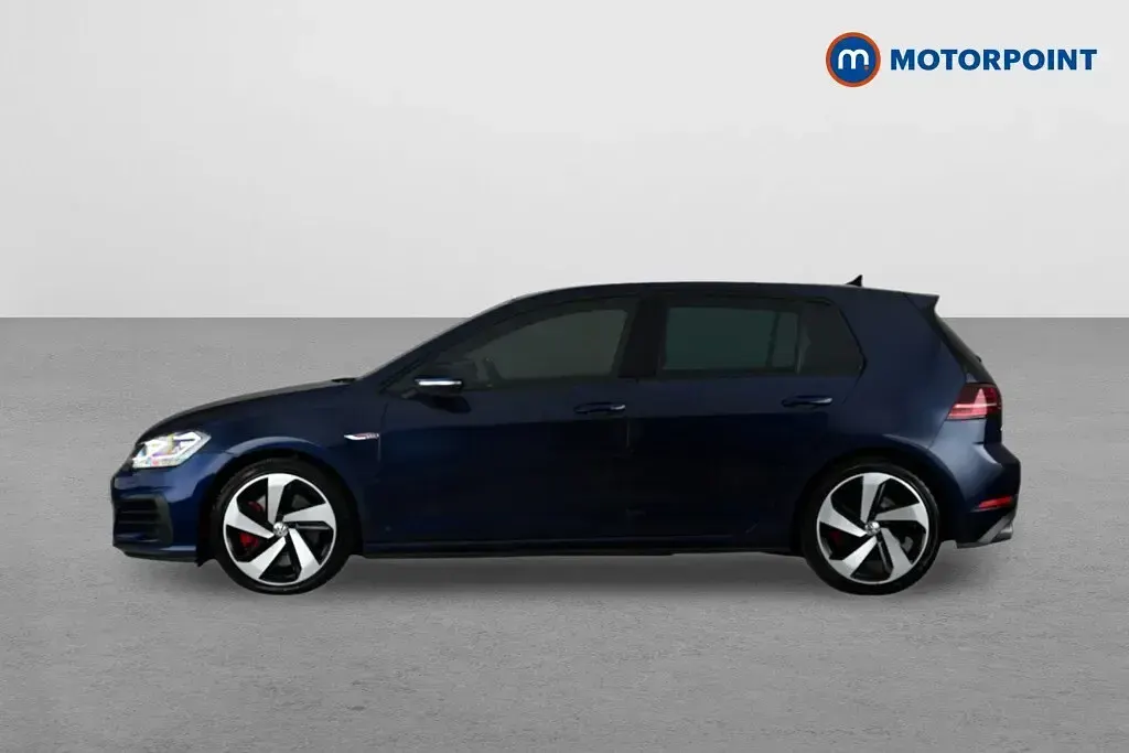 Used VW Golf VII GTI 2020 Blue Hatchback