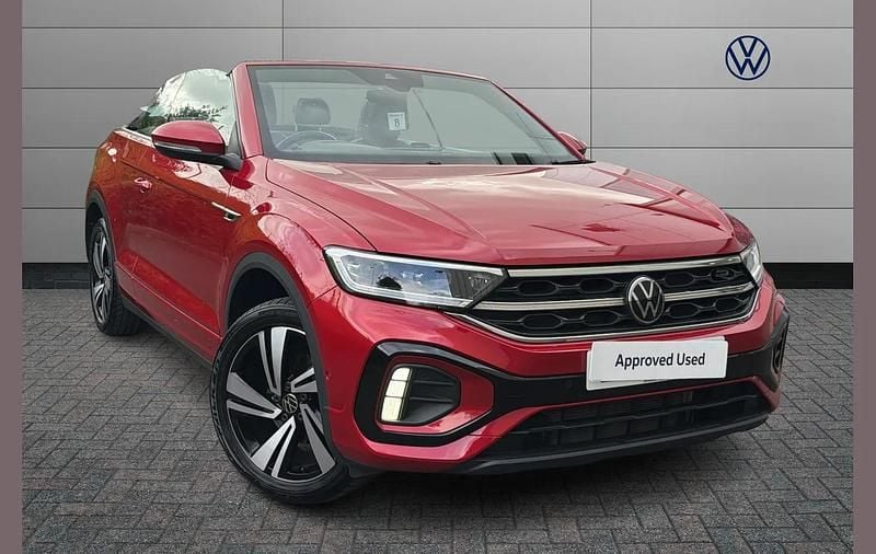 Used VW T-Roc Cabriolet R-line 147 HP (108 kW) 2022 Red Cabriolet