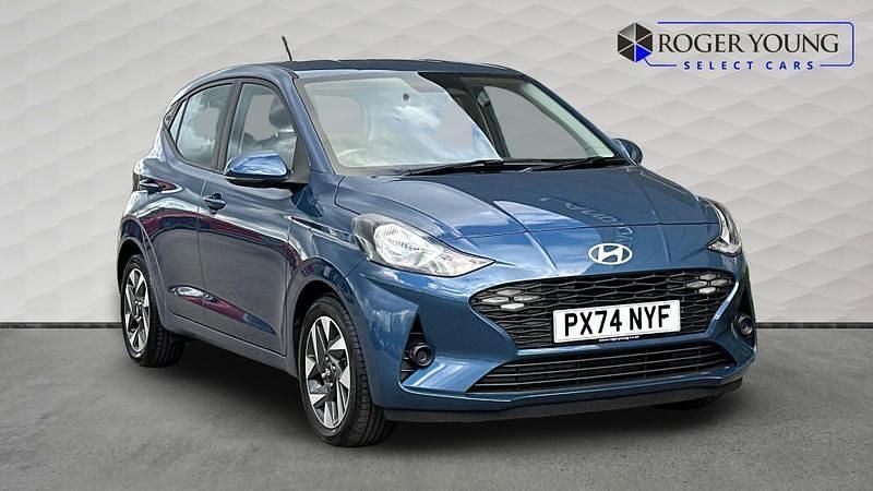 Used Hyundai i10 Advanced 2024 Blue Hatchback