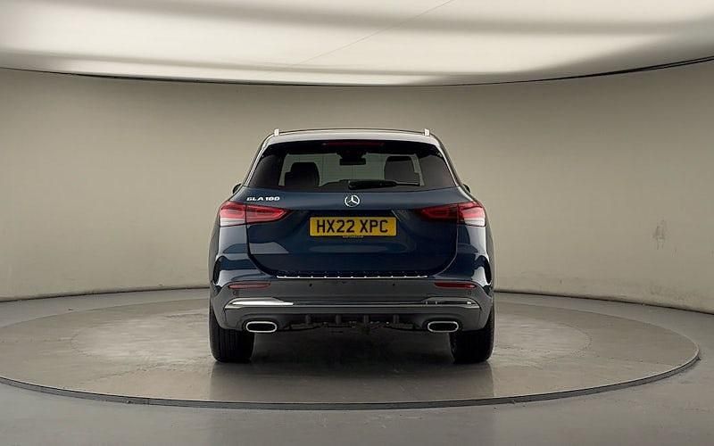 Used Mercedes GLA180 AMG line 136 HP (100 kW) 2022 Denim blue SUV