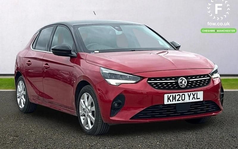 Used Vauxhall Corsa Elite 101 HP (74 kW) 2020 Red Hatchback