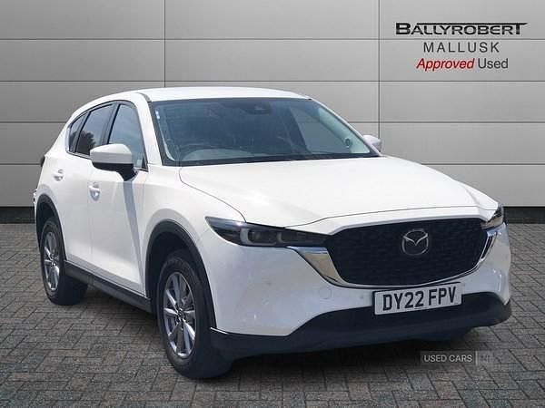 White Used 2022 Mazda CX-5 SUV | £16,995 (Good price) - Image 1/4