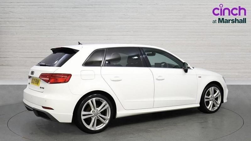 Used Audi A3 S-Line 150 HP (110 kW) 2020 White Hatchback