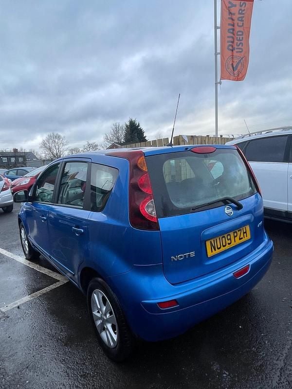Used Nissan Note Acenta 88 HP (64 kW) 2009 Blue MPV