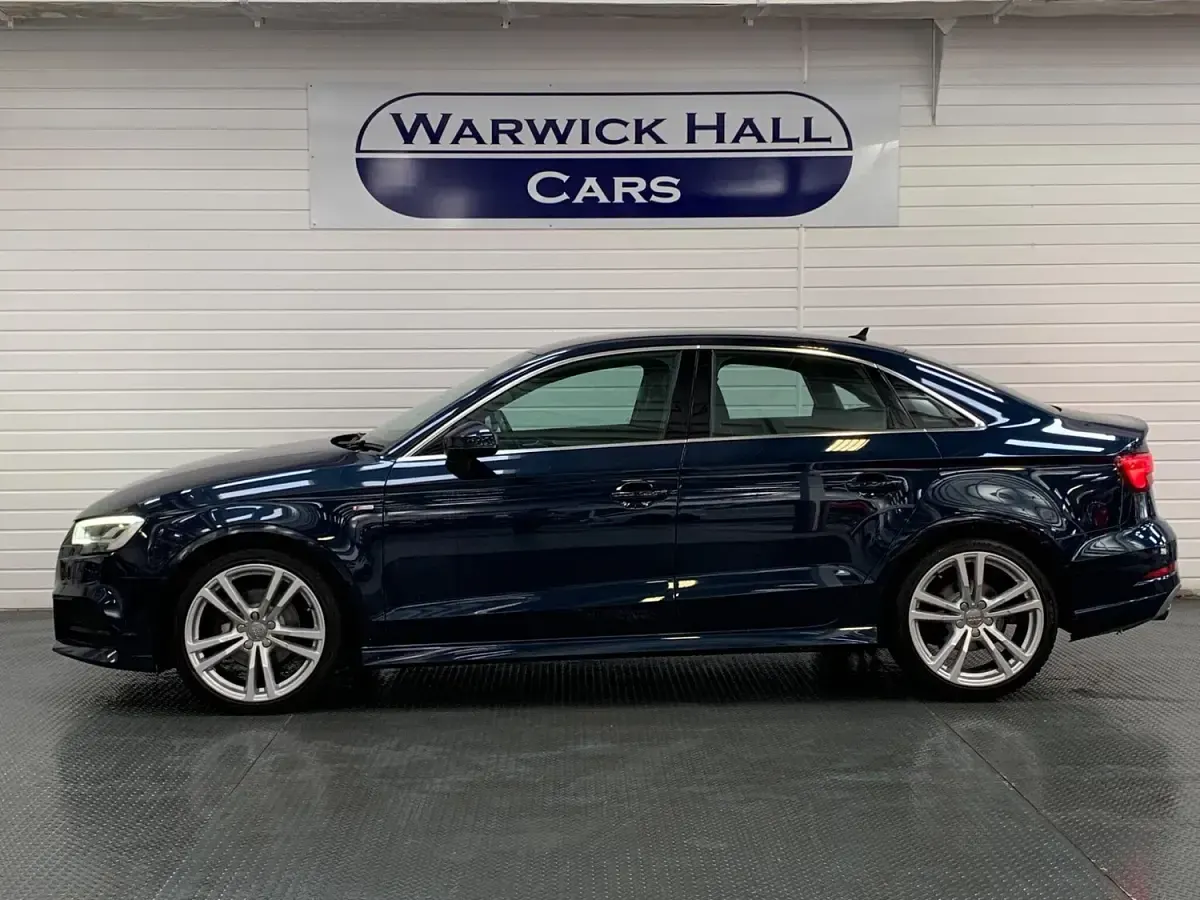 Used Audi A3 S-Line 2018 Blue Sedan