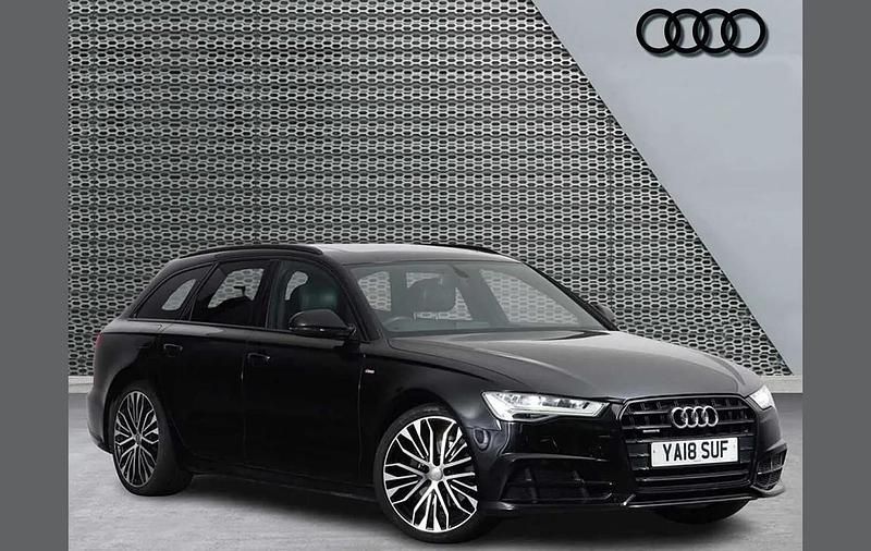 Used Audi A6 Black Edition 187 HP (137 kW) 2018 Black Estate