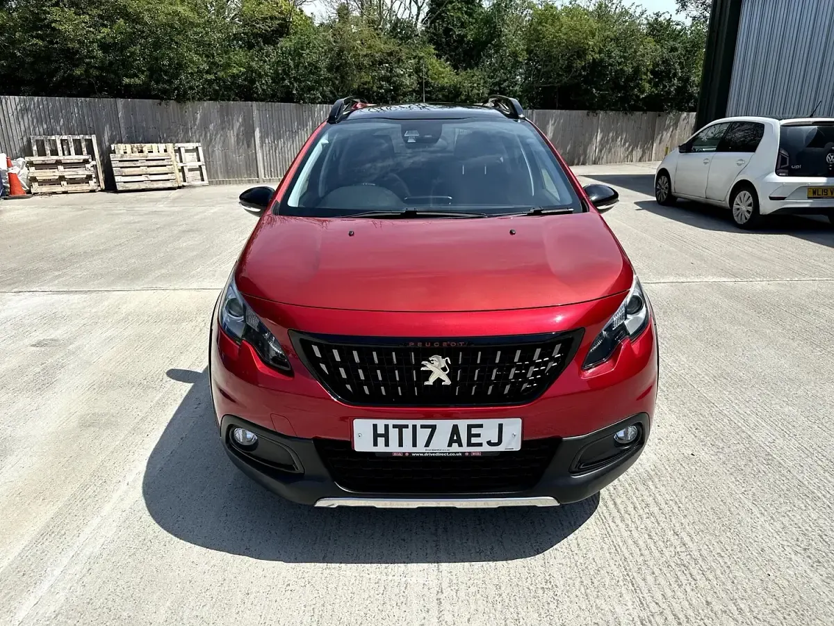 Used Peugeot 2008 GT-line 130 HP (95 kW) 2017 Red SUV
