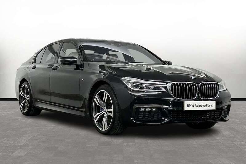 Black Used 2018 BMW 740 M Sport Sedan | £25,600 (Fair price) - Image 1/3