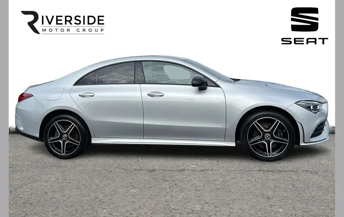 Used Mercedes CLA250 AMG Line Premium 214 HP (157 kW) 2023 Silver Coupe