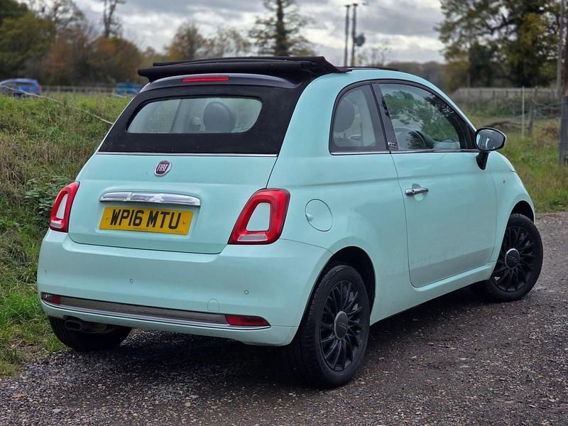 Used Fiat 500C Lounge 2016 Green Cabriolet