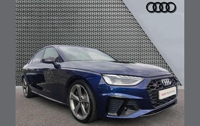 Used Audi S4 Black Edition 347 HP (255 kW) 2020 Blue Sedan