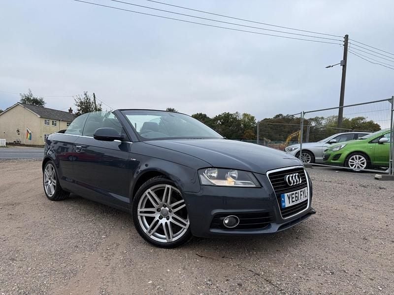 Grey Used 2011 Audi A3 Cabriolet S-Line Cabriolet | £3,595 (Good price) - Image 1/4
