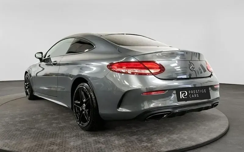Used Mercedes C220 AMG line 194 HP (142 kW) 2020 Grey Coupe