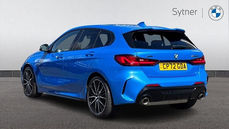 Used BMW M135 Shadowline 302 HP (222 kW) 2022 Blue Hatchback