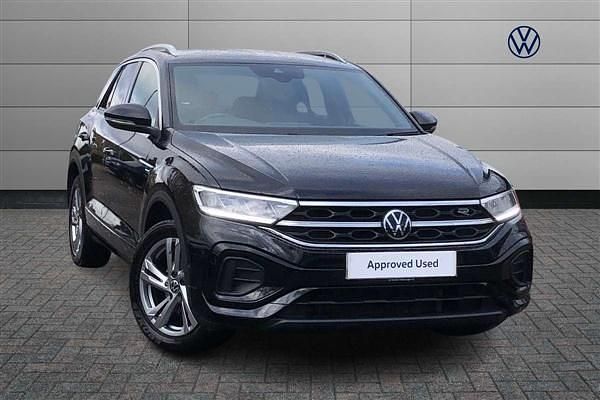 Black Used 2022 VW T-Roc R-line SUV | £21,777 (Fair price) - Image 1/4