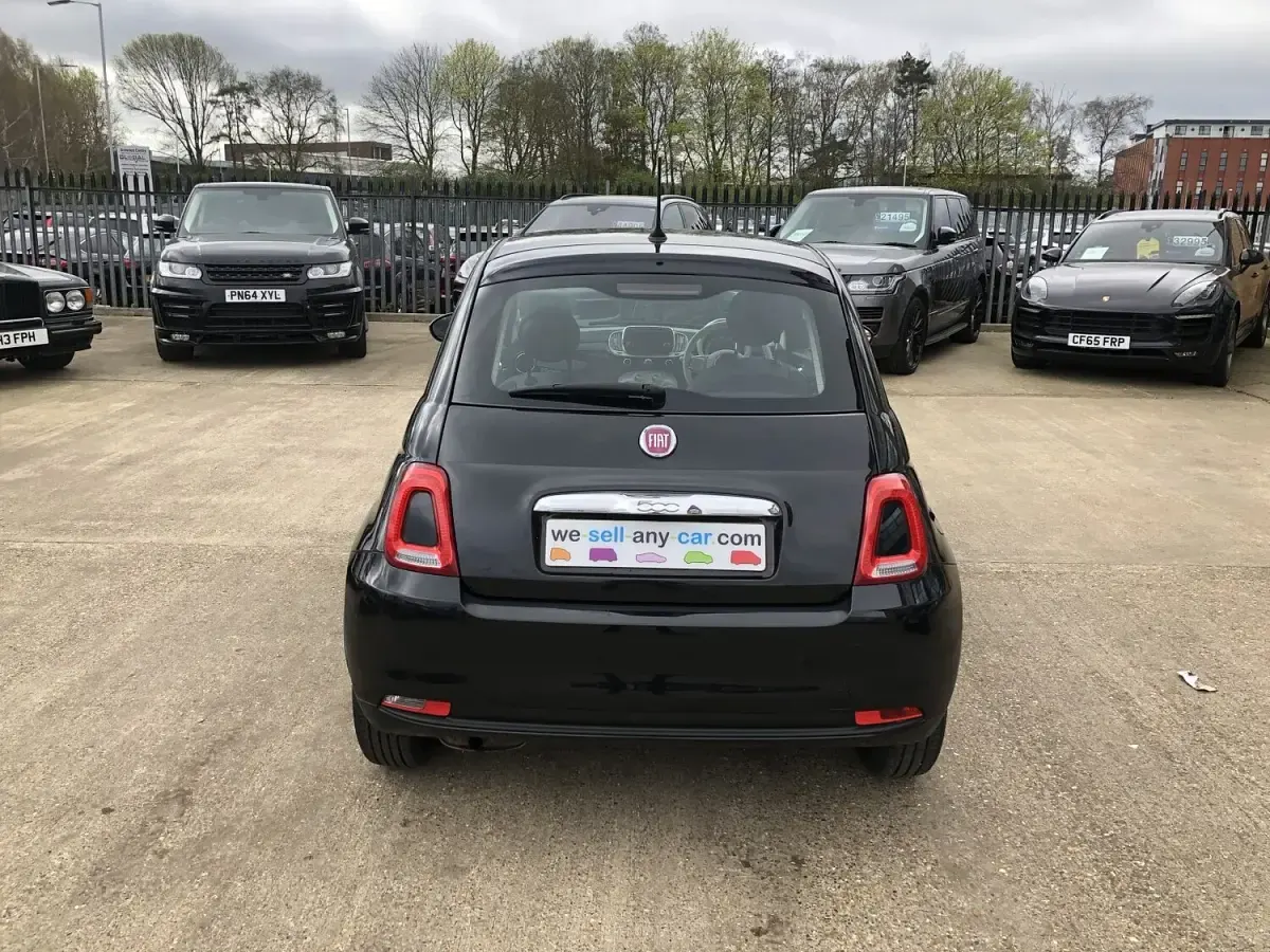 Used Fiat 500 Pop 69 HP (50 kW) 2015 Black Hatchback