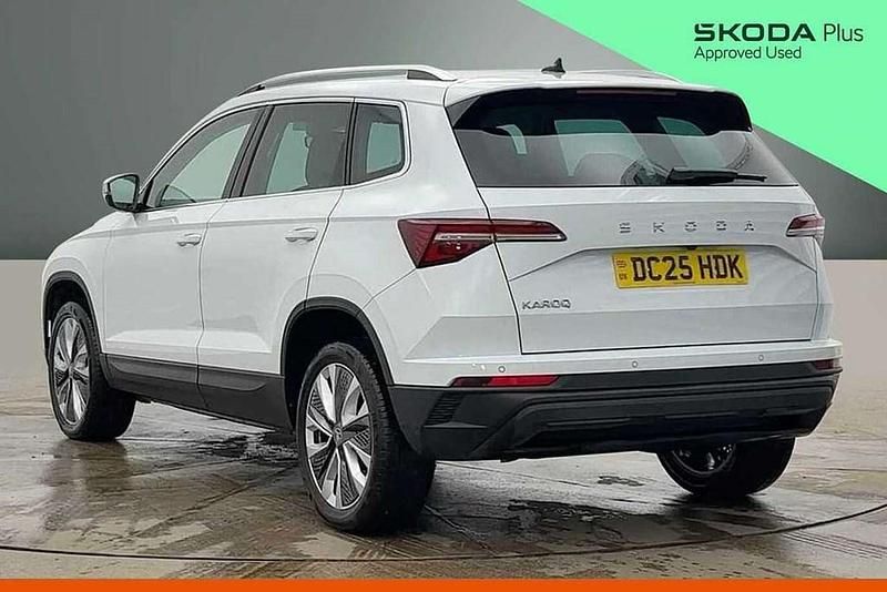 Used Skoda Karoq SE L 150 HP (110 kW) 2025 Moon white metallic SUV