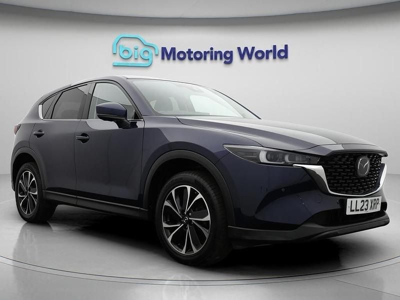 Blue Used 2023 Mazda CX-5 Exclusive-Line SUV | £17,500 (Super price) - Image 1/4