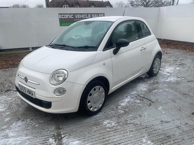 Used Fiat 500 Pop 69 HP (50 kW) 2009 White Cabriolet