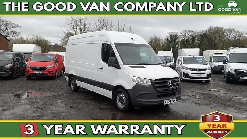 Begagnad Mercedes Sprinter Progressive 170 HK (125 kW) 2023 Vit Van