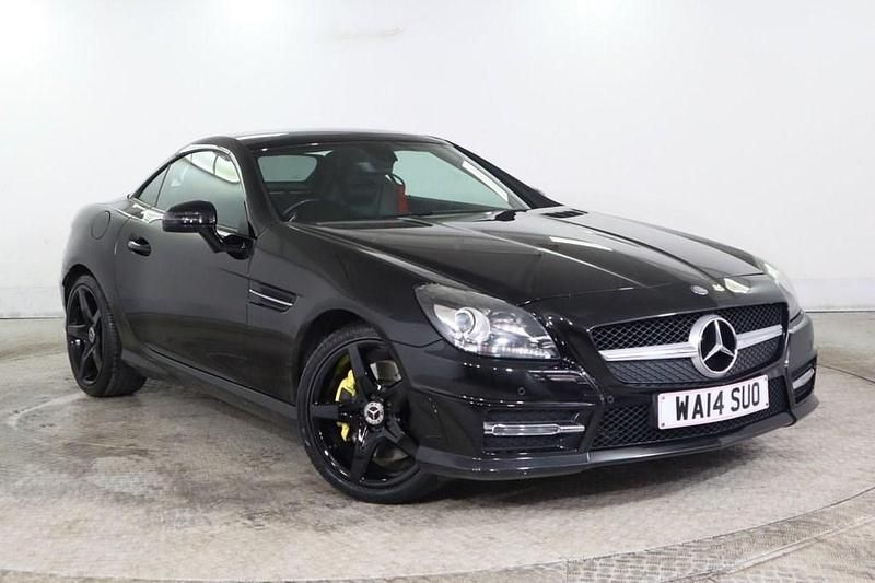 Black Used 2014 Mercedes SLK200 AMG Cabriolet | £10,275 (Fair price) - Image 1/4